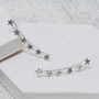 Sterling Silver Star Ear Climbers, thumbnail 7 of 11