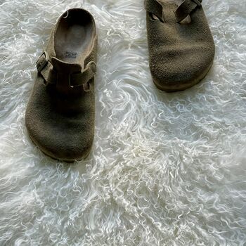 Curly Tibetan Sheepskin Rug Ivory, 3 of 3