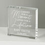 Personalised Carried For A Moment Crystal Token, thumbnail 2 of 4