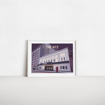 The Ritz Manchester Travel Poster Art Print, 4 of 8