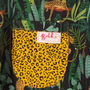 Reversible Jungle Cheetah Baby Kids Dungarees, thumbnail 6 of 8