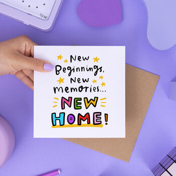 New Beginnings, Memories, Home Card, 2 of 2