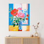 Formidable Florals Poppies And Peonies Wall Art Print, thumbnail 1 of 6