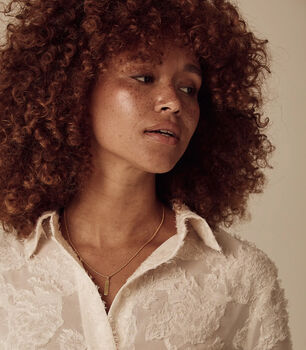 Gold Name Tag Necklace, 4 of 6