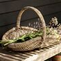 Set Of Two Rattan Trugs, thumbnail 2 of 5