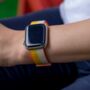 Apple Watch Dual Colour Nylon Strap Band, thumbnail 5 of 9