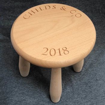 Personalised Child's Wooden Stool, 3 of 5
