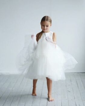 Mia In White ~ Party Or Flower Girl Dress, 2 of 3