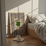 Lucky You Striped Wall Art Print, thumbnail 3 of 8