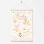 Personalised Keepsake Birth Print Lullaby Animals, thumbnail 4 of 7