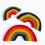 Bright Rainbow Cushion Set Crochet Kit, thumbnail 3 of 8