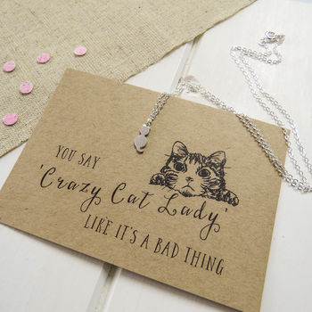 'Crazy Cat Lady' Necklace, 4 of 5