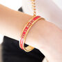 Personalised Special Date Bangle Handmade 18 Ct Gold, thumbnail 4 of 8