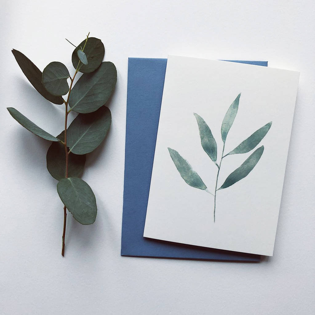 Leaf Card By Peggy & Kate