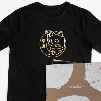 Lucky Cat Graphic T Shirt, 3 of 8