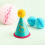 Colourful Any Age Party Hat, thumbnail 2 of 9