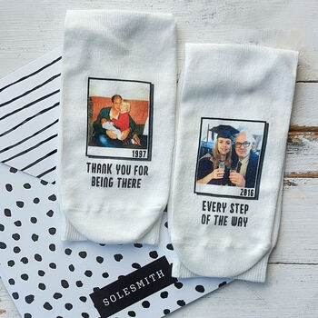 With You Every Step Of The Way Photo Socks, 2 of 4