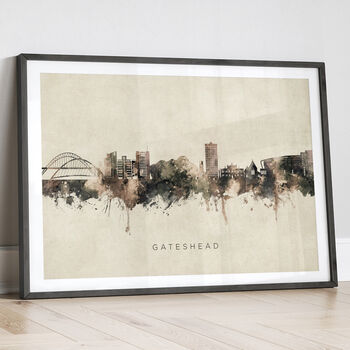 Gateshead Skyline Cityscape Art Print, 12 of 12