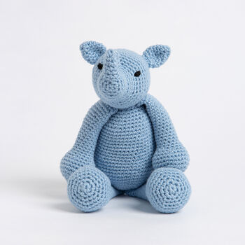Rachel The Rhino Easy Crochet Kit, 3 of 7