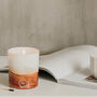 Hand Painted Soy Candle | Bergamot, Vanilla And Coconut, thumbnail 1 of 5
