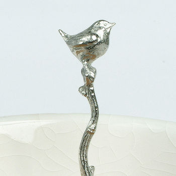 Wren Pewter Spoon, Gifts For Bird Watchers, Twitchers, 6 of 9