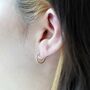 Mini Twisted Hoop Earrings, thumbnail 5 of 7
