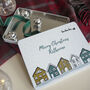 Personalised Christmas Houses Tin Gift Box, thumbnail 1 of 2