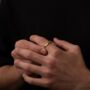 Initial Band Ring, Silver, Gold, Rose Gold, thumbnail 8 of 12