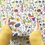 Wildflowers Of Britain Wrapping Paper Set, thumbnail 2 of 11