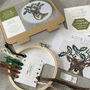 Holly Deer Cross Stitch Embroidery Kit, thumbnail 2 of 3