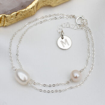 Sterling Silver Or 18ct Gold And Pearl Bracelet, 2 of 4