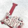 Personalised Name Sign For Kids Wall Initial Door Sign, thumbnail 9 of 12