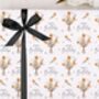 Three Sheets Of March Birth Month Birthday Wrapping Paper, thumbnail 2 of 2