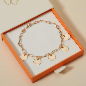 Personalised Dainty Love Links Bracelet, 3 of 6