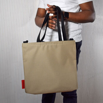 Record Tote Bag And Detachable 25mm Shoulder Strap Medium 35x35cm, 3 of 12