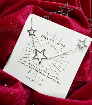 Star Necklace Christmas Gift For Her, 3 of 4