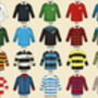 Vintage Rugby Shirts 1000 Piece Jigsaw, thumbnail 2 of 2