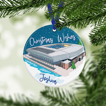Personalised Everton Bauble, New Stadium, 2 of 5