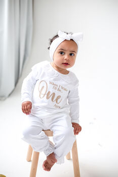 Personalised 'When I Wake' Embroidered Birthday Pyjamas, 8 of 11