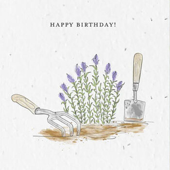 Happy Birthday – Garden Lover Seed Card, 2 of 2