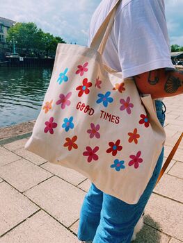 Good Times Heavyweight Tote Bag, 2 of 2