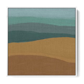 Coastal Sandy Beach Canvas Art Print, 3 of 4