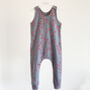 Grey Candy Canes Children's Christmas Romper, thumbnail 1 of 2