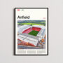 Anfield Stadium Liverpool Fc Print, thumbnail 1 of 12