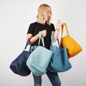 Women's Shoulder Bags, Leather & Fabric