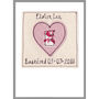 Personalised New Baby Or Christening Card For Girls, thumbnail 2 of 12