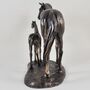 Animal Mare And Foal Horse Bronze Figurine, thumbnail 4 of 5