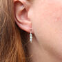 Aquamarine Droplet Earrings, thumbnail 1 of 4