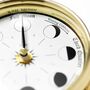 Handmade Classic Brass Moon Phase Clock, thumbnail 3 of 7