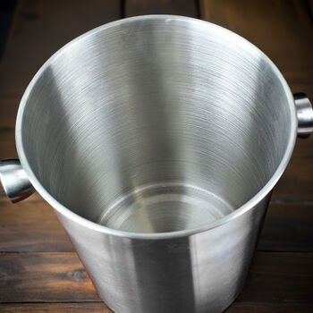 Personalised Stainless Steel Ice Bucket, 4 of 6